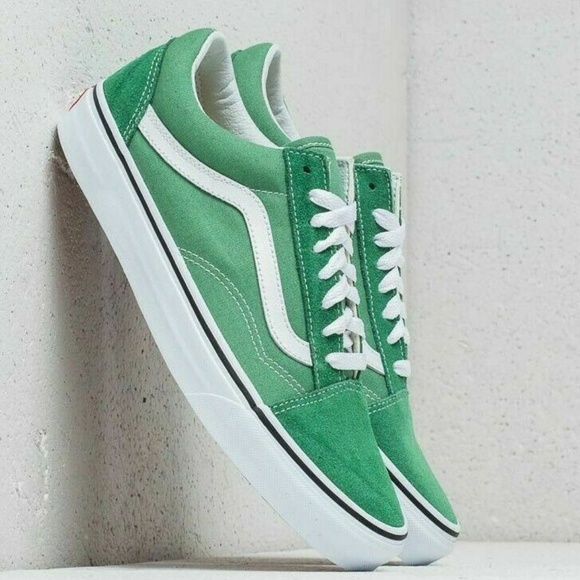 Vans Shoes - Vans OLD SKOOL Skate Shoes WOMENS Deep Grass Green